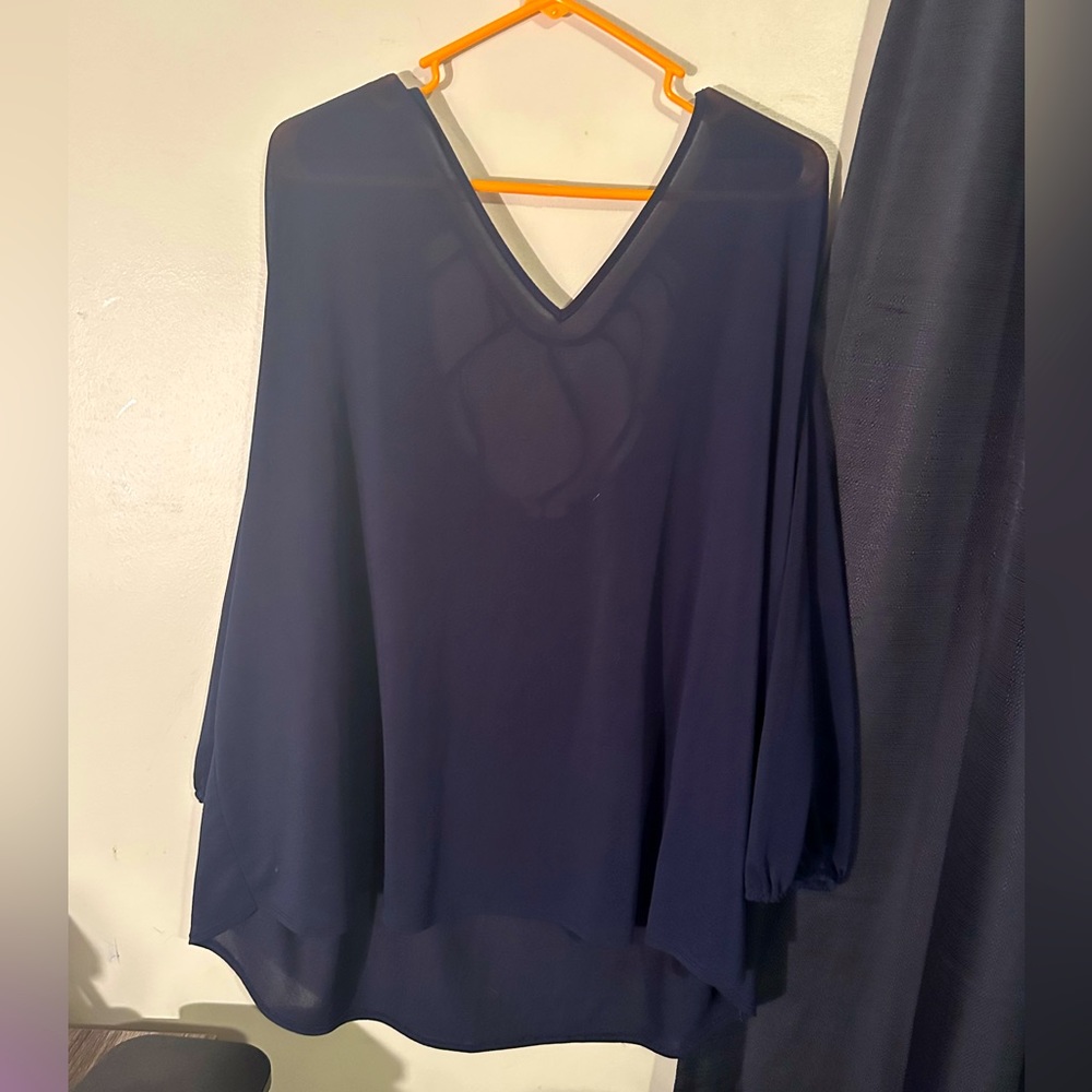 Navy 26/28 Cato’s blouse
